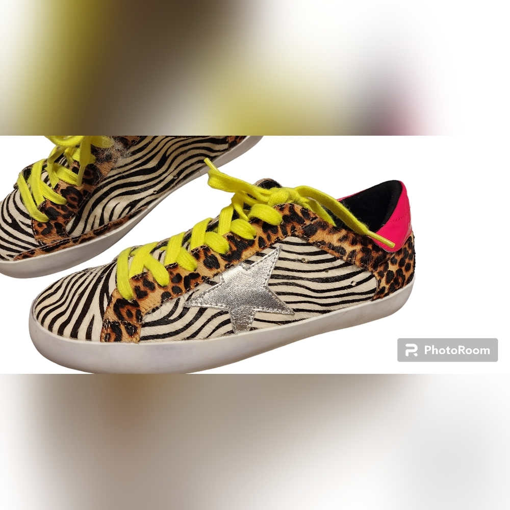 Animal Print Skater Shoes